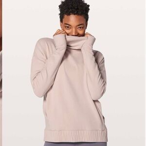 Lululemon Stress Less Pullover Porcelain Pink